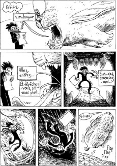 Extrait de Le dessinateur, la Colline et le Cosmos