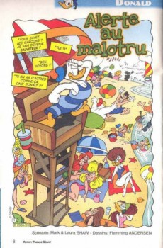 Extrait de Mickey Parade -305- Torride : Donald a la plage