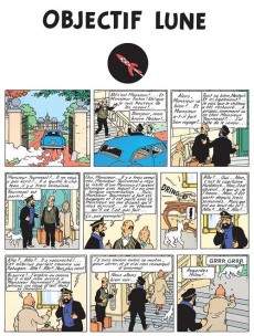 Extrait de Tintin (Fac-similé couleurs) -16- Objectif Lune