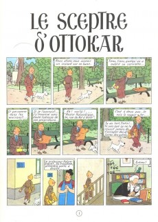 Extrait de Tintin -8- Le sceptre d'Ottokar