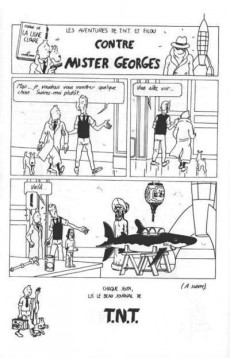 Extrait de Tintin - Pastiches, parodies & pirates -21- T.N.T. contre mister Georges