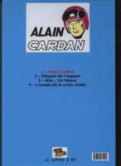 Verso de Alain Cardan - Tome 1