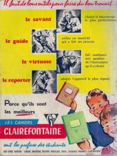 Verso de Almanach du Journal de Mickey -2- Année 1958