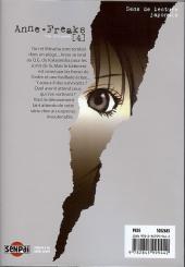 Verso de Anne freaks -4- Tome 4