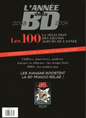 Verso de L'année de la BD (Soleil) -9'- L'année de la BD 2003-2004