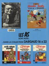 Verso de Les as -2- Quentin Gentil et Le trou qui rit