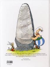 Verso de Astérix (en allemand) -1b2004- Asterix der Gallier