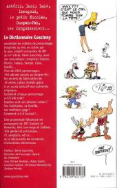 Verso de (AUT) Goscinny -a2003- Le dictionnaire goscinny