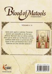 Verso de Blood of Matools -6- Tome 6