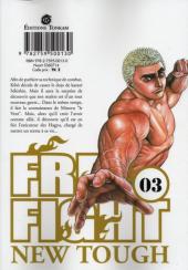 Verso de Free Fight - New Tough -3- 3rd battle - L'Œuvre du diable