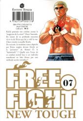 Verso de Free Fight - New Tough -7- 7th battle - Black As Jet