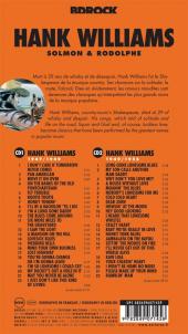 Verso de BD Rock - Hank Williams