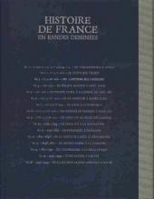 Verso de Histoire de France en Bandes Dessinées (Larousse - 2008) -3- Des Capétiens aux croisades