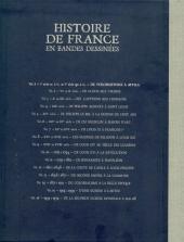 Verso de Histoire de France en Bandes Dessinées (Larousse - 2008) -1- De Vercingétorix à Attila