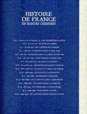 Verso de Histoire de France en Bandes Dessinées (Larousse - 2008) -10- De Louis XVI à la Révolution