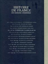 Verso de Histoire de France en Bandes Dessinées (Larousse - 2008) -5- De Philippe Le Bel à la guerre de cent ans
