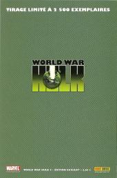 Verso de Hulk (World War Hulk) -4V- World War Hulk (3)