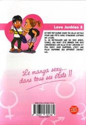 Verso de Love junkies -3- Tome 3