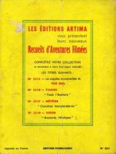 Verso de Météor (1re Série - Artima) -Rec02- Recueil N°2317 (du n° 9 au n° 14)