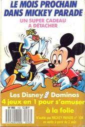 Verso de Mickey Parade -103- Donald, ton univers est pitoyable !