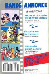 Verso de Mickey Parade -137- En garde, mickey !