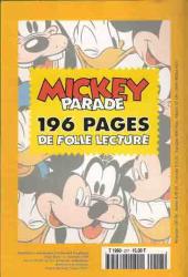 Verso de Mickey Parade -217- Mickey et le double secret du fantôme noir