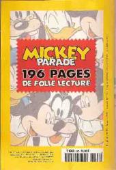 Verso de Mickey Parade -227- Mystère au fond des mers