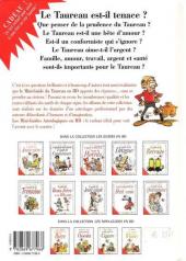 Verso de Le mini-guide -2- Le mini-guide du Taureau