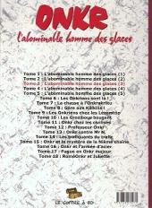 Verso de Onkr -3- L'abominable homme des glaces (3)