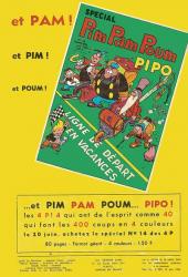 Verso de Pim Pam Poum (Pipo - Mensuel) -43- Tome 43