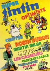 Verso de (Recueil) Tintin Super -15- Indiens