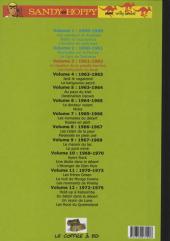 Verso de Sandy & Hoppy -INT03- Intégrale volume 3: 1961-1962