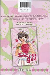 Verso de Secret girl -3- Tome 3