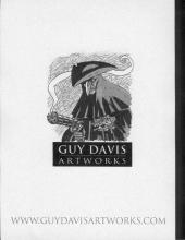 Verso de (AUT) Davis, Guy -3- Sketchbook macabre - 3