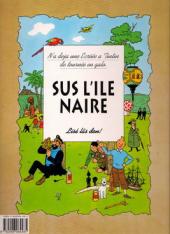 Verso de Tintin (en langues régionales) -21Gallo- Lés dorûres a la Castafiore