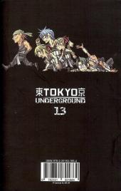 Verso de Tokyo Underground -13- Tome 13