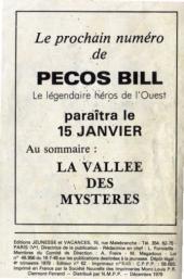 Verso de Pecos Bill (Aventures de) (Jeunesse et Vacances) -1- Les loups du fleuve rouge