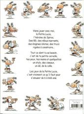 Verso de La petite Lucie -J1- Jeux, Gags, Bricolages