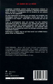 Verso de (DOC) Encyclopédies diverses -1990- Le Guide de la bédé francophone