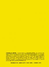 Verso de Archie et Cyrano -1- Les déménageurs