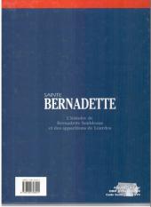 Verso de Sainte Bernadette - L'histoire de Bernadette Soubirous et des apparitions de Lourdes