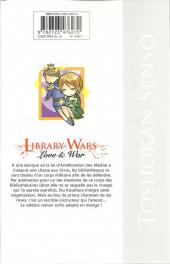 Verso de Library wars - Love and War -1- Tome 1