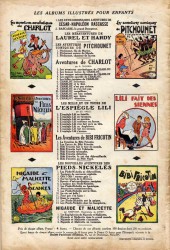 Verso de Les pieds Nickelés (2e série) (1929-1940) -14- Les Pieds Nickelés chez les gangsters