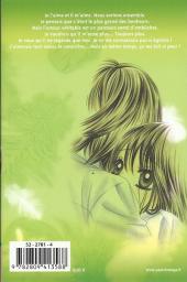 Verso de A romantic love story -6- Tome 6