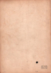 Verso de Les pieds Nickelés (1re série) (1915-1917) -1- Première série d'Aventures