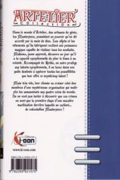 Verso de Artelier Collection -1- Solitude