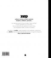 Verso de (AUT) Zep -5Cat- Le portrait dessiné