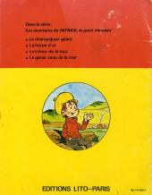 Verso de Patrick, le petit Irlandais -3- Le trésor de la tour