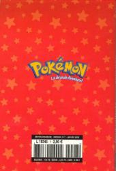 Verso de Pokémon - La grande aventure -7- La grande aventure - tome 7
