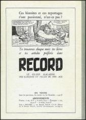 Verso de (Recueil) Record (Album du journal) -6- Recueil n°s 32 à 37